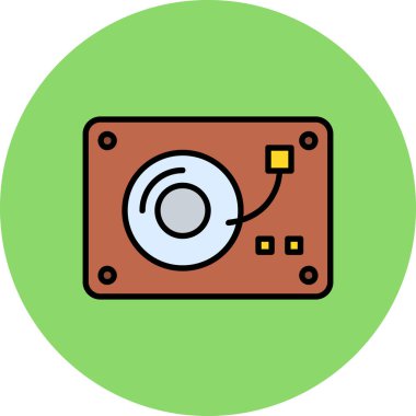 Modern bir simgenin vektör illüstrasyonu