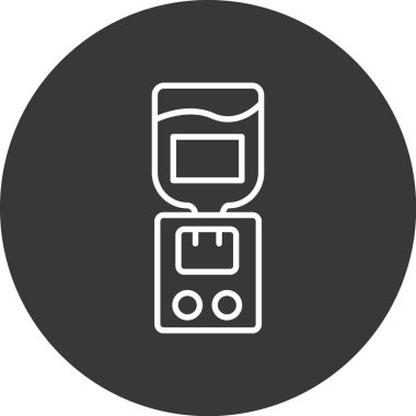 Modern b 'nin vektör illüstrasyonu eksik simgesi