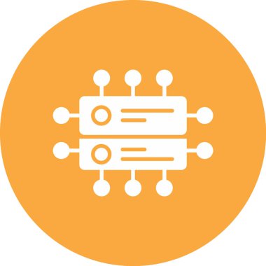 devre kartı simgesi vektör illüstrasyonu