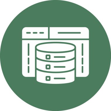 sunucu vektör simgesi, modern biçim