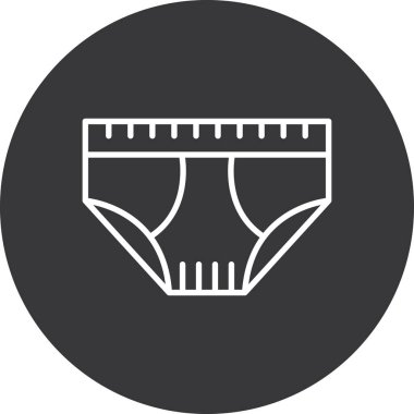 iç çamaşırı simge vektör çizim