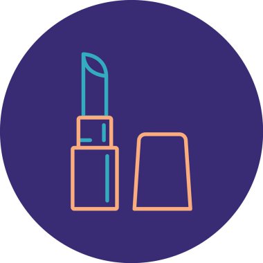 Makyaj ve moda simgesinin vektör çizimi