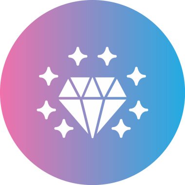 Elmas simgesinin vektör illüstrasyonu