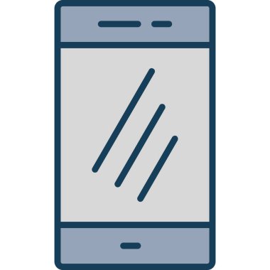 akıllı telefon simgesi vektör illüstrasyonu