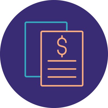 Kartvizit simgesinin vektör illüstrasyonu