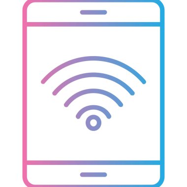 cep telefonu ikonu vektör illüstrasyonu