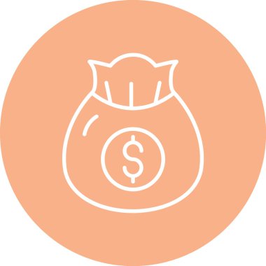 Dolar simgesi vektör illüstrasyonu