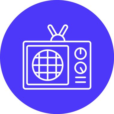 Radyo simgesinin vektör illüstrasyonu