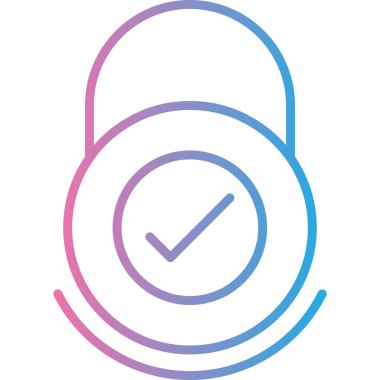 Saat simgesi vektör illüstrasyonu