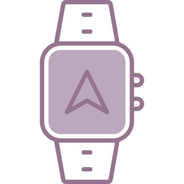 smartwatch simge vektör çizimi