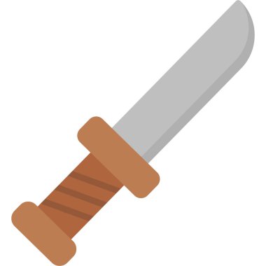 kılıç simgesi vektör illüstrasyonu