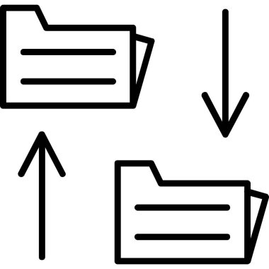 Dosya. Web simgesi basit illüstrasyon