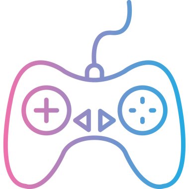 gamepad modern simgesi, vektör illüstrasyonu
