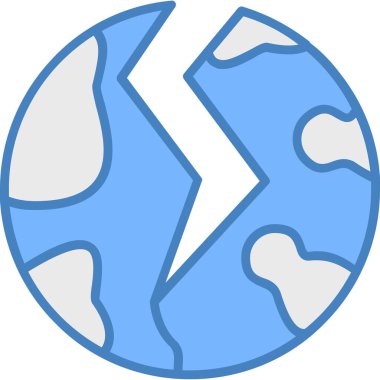 Toprak çevre ekolojisi simgesi - dış hat biçimi