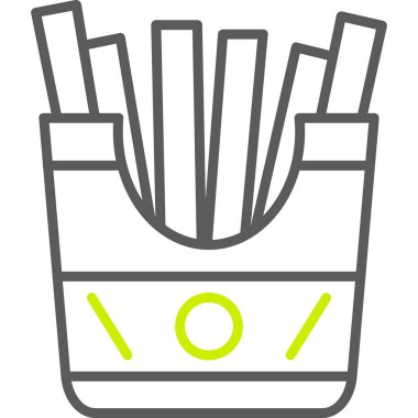 Patates. Web simgesi basit tasarım