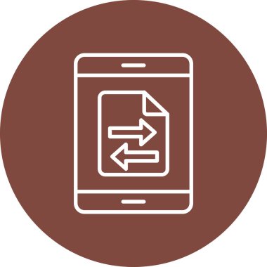 mobil uygulama simgesi vektör illüstrasyonu