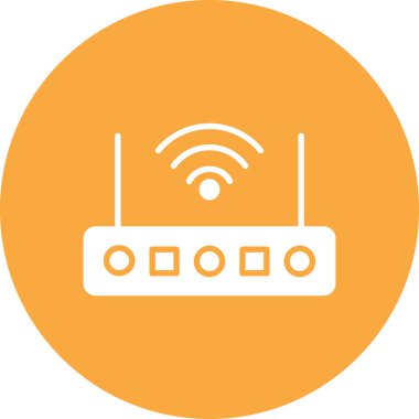 Yönlendirici. Web simgesi basit illüstrasyon