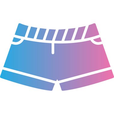 Kısa simge vektör illüstrasyonu