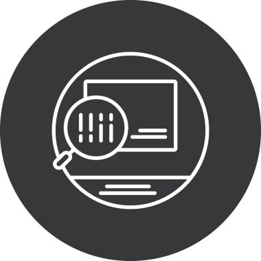 seo modern simgesinin vektör illüstrasyonu