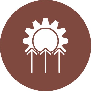 Modern b 'nin vektör illüstrasyonu vites simgesinden yoksun