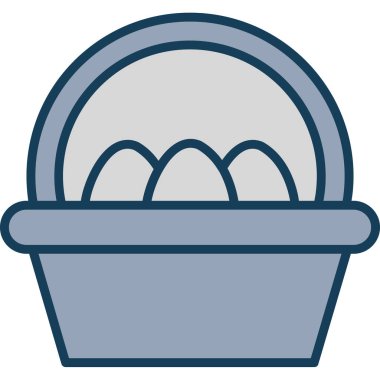 Sepet paskalya yumurtası simgesi