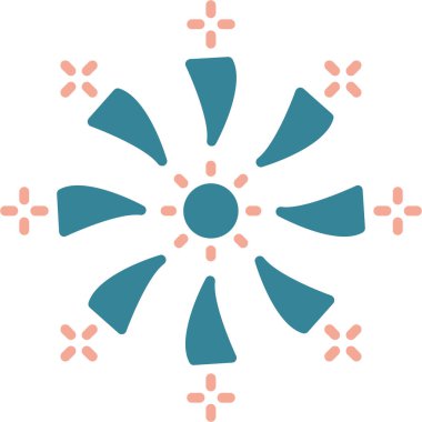 Çiçek. Web simgesi basit illüstrasyon