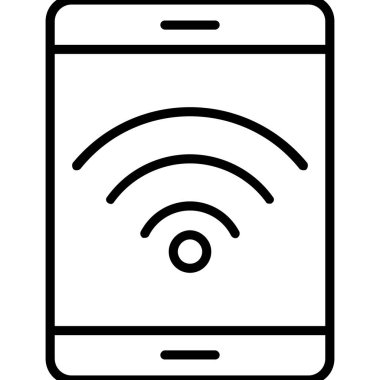 Wi-Fi vektör simgesi kolayca değiştirilebilir ya da düzenlenebilir