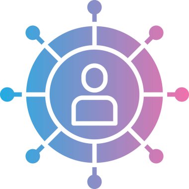 Seo simgesinin vektör illüstrasyonu