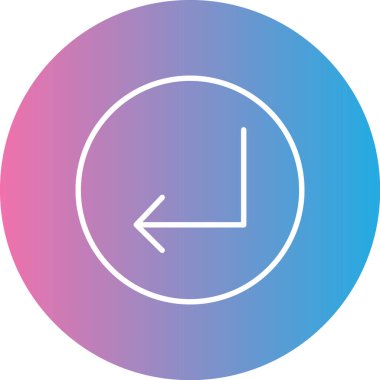 Ok. Web simgesi basit illüstrasyon