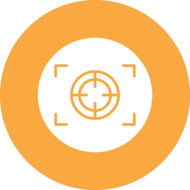 vektör hedef simgesi illüstrasyonu