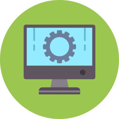 düz biçimli dizüstü bilgisayar simgesi