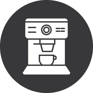 Kahve simgesinin vektör illüstrasyonu