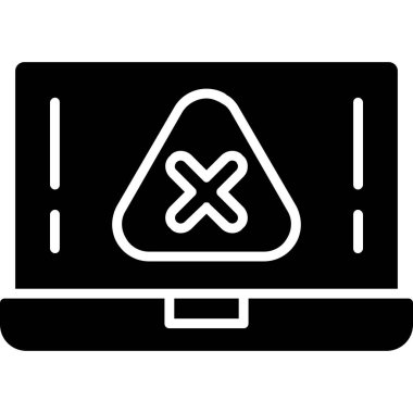 uyarı hatası simgesi, basit tasarım