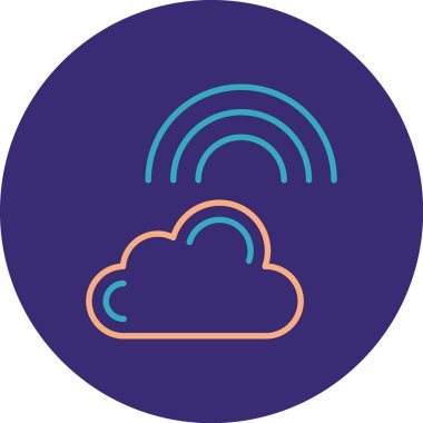 Projeniz için vektör bulut simgesi