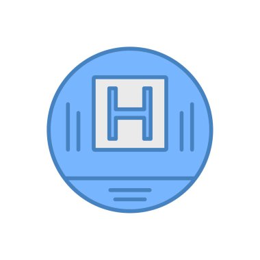 Beyaz arka planda çapraz ikonu olan ana hatlı tıbbi maske. vektör