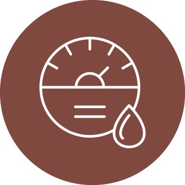 vektör su bırakma simgesi illüstrasyonu