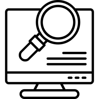 Web simgesi, vektör illüstrasyonu