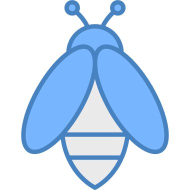 Kelebek simgesi vektör illüstrasyonu