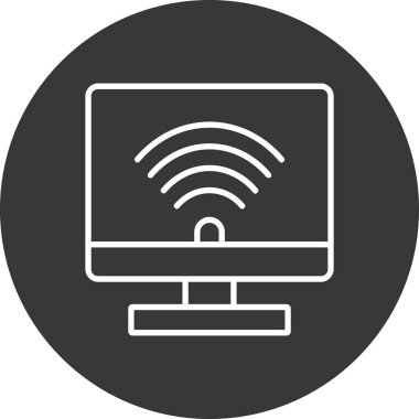 vektör dizüstü simgesi illüstrasyonu