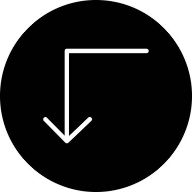 ok simgesi vektör illüstrasyonu