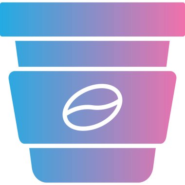 Kova. Web simgesi basit illüstrasyon