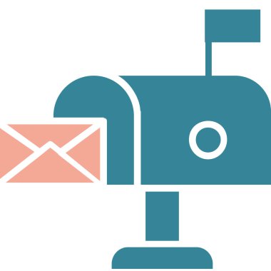 Zarf. Web simgesi basit illüstrasyon