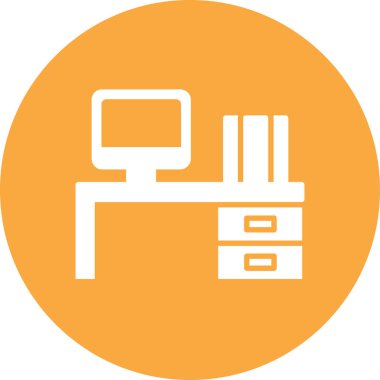 Yazıcı. Web simgesi basit illüstrasyon