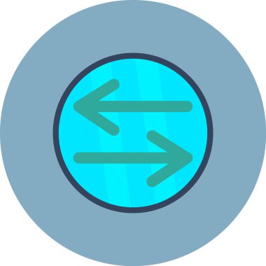 Ok. Web simgesi basit illüstrasyon