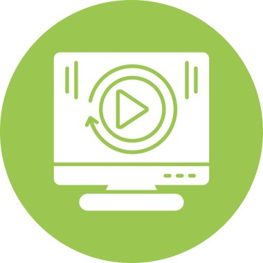 Web simgesi, vektör illüstrasyonu