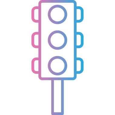 Elektrik ışık ampul vektör simgesi