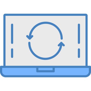 bilgisayar simgesi vektör illüstrasyonu