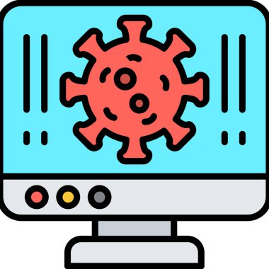 bilgisayar virüsü web simgesi