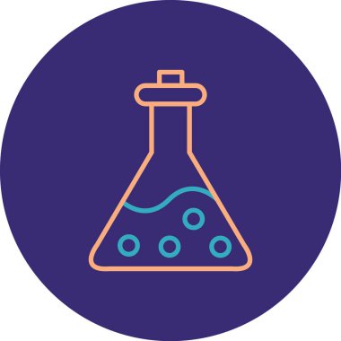 Bilim simgesi vektör illüstrasyonu