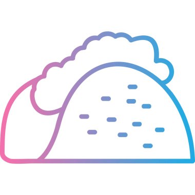 Bulut. Web simgesi basit illüstrasyon